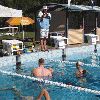 swim squad in the outdoor 50m pool