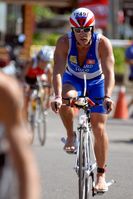 Raynard on the bike in Taiwan