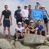 group on rocks